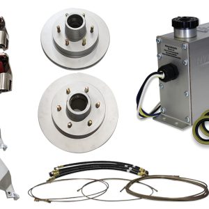 Hydrastar® 6K Axle Rated, 1600 PSI, Trailer Brake Actuator and Complete Single Axle Trailer Brake Installation Kit (Integral, 1/2 in.)