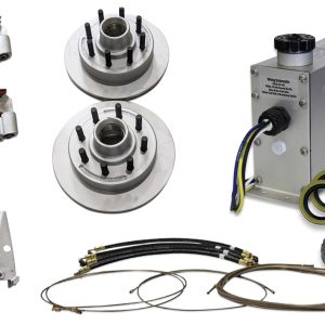 Hydrastar® 8K Axle Rated, 1600 PSI, Trailer Brake Actuator and Complete Single Axle Trailer Brake Installation Kit (Integral, 9/16 in.)