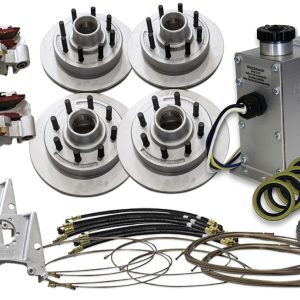Hydrastar® 8K Axle Rated, 1600 PSI, Trailer Brake Actuator and Complete Tandem Axle Trailer Brake Installation Kit (Integral, 9/16 in.)